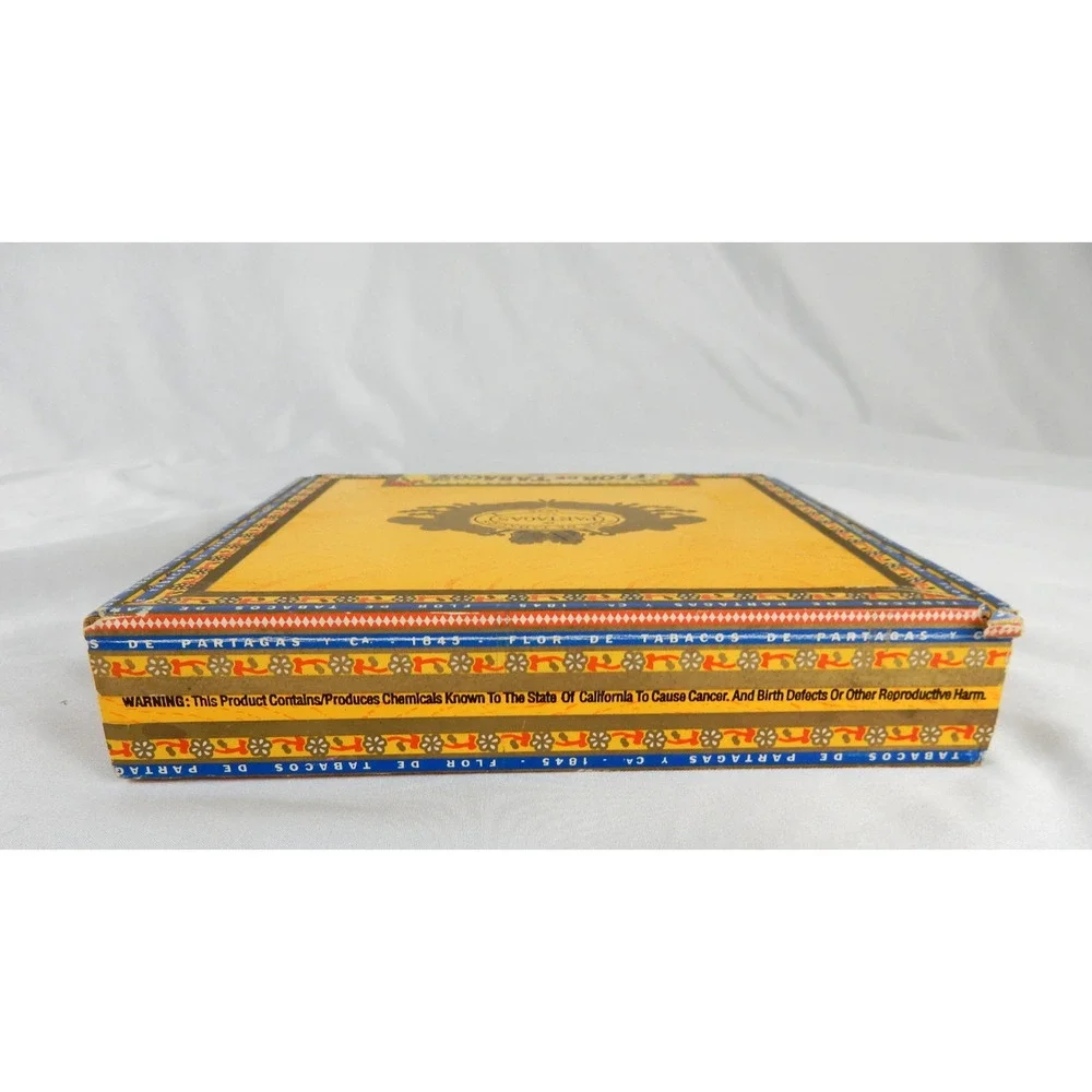 Partagas Flor de Tabacos 1845 No. 6 Cigar Box Dominican Republic Cifuentes